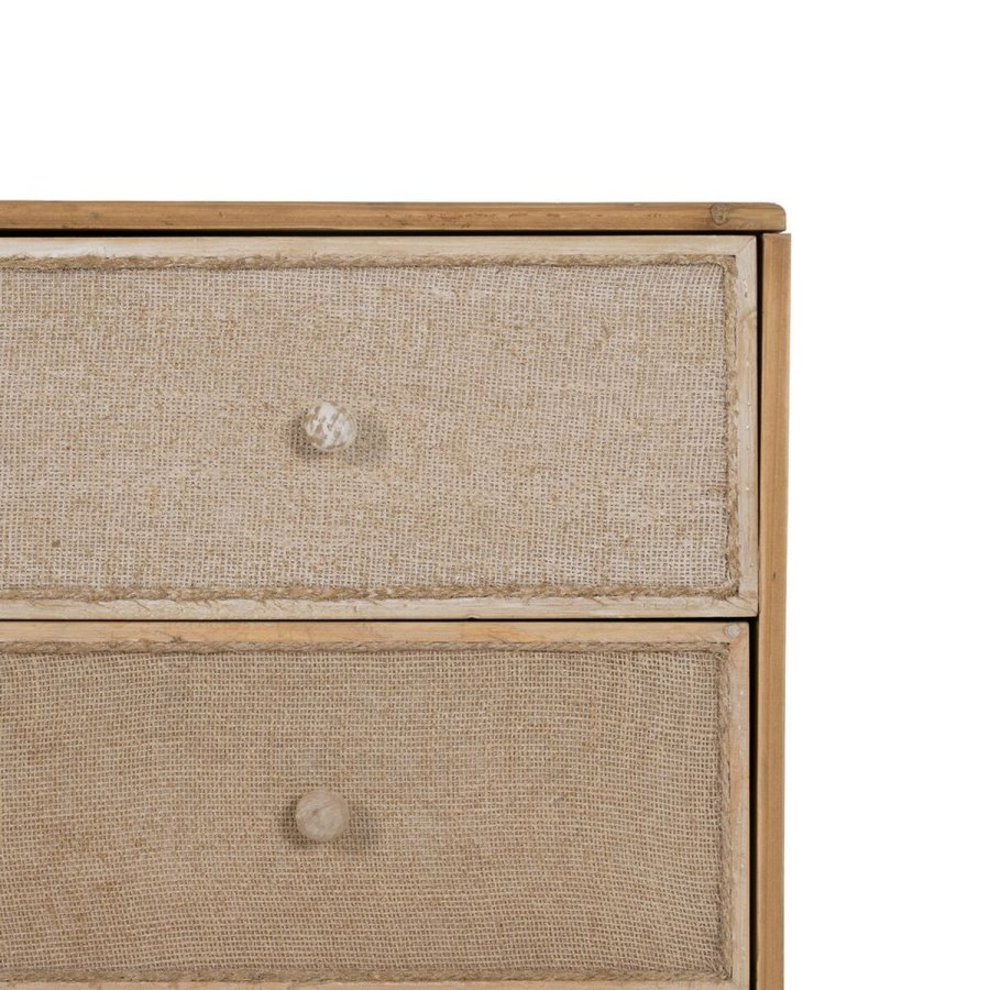 Natbord GEREL Natur Gran Tr MDF Naturlig fiber 46 x 37 x 76 cm #17