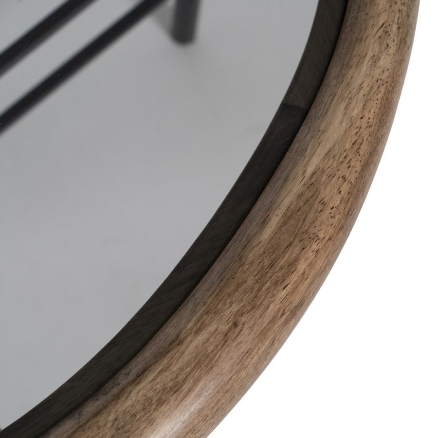 Sofabord Sort Natur Krystal Jern Gummitr 61 x 50 x 53 cm #4