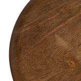 Sofabord LAGOM Sort Natur Jern Gummitr 40 x 40 x 50 cm #3