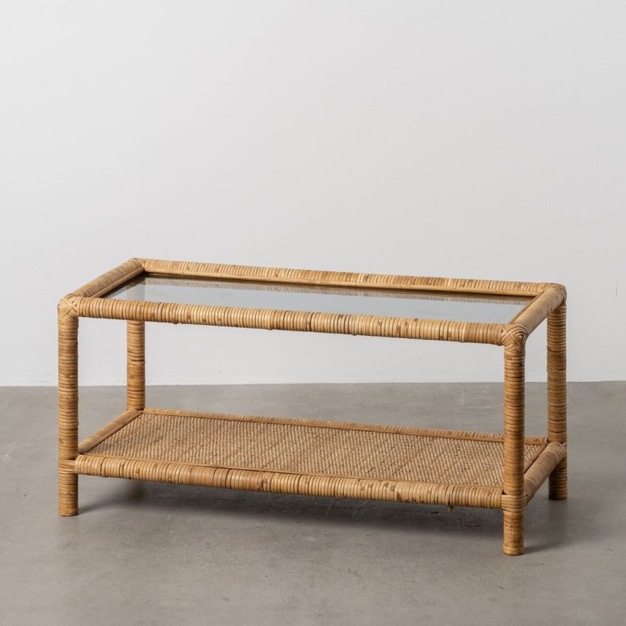 Sofabord Beige Krystal Spanskrr 90 x 40 x 42 cm #2