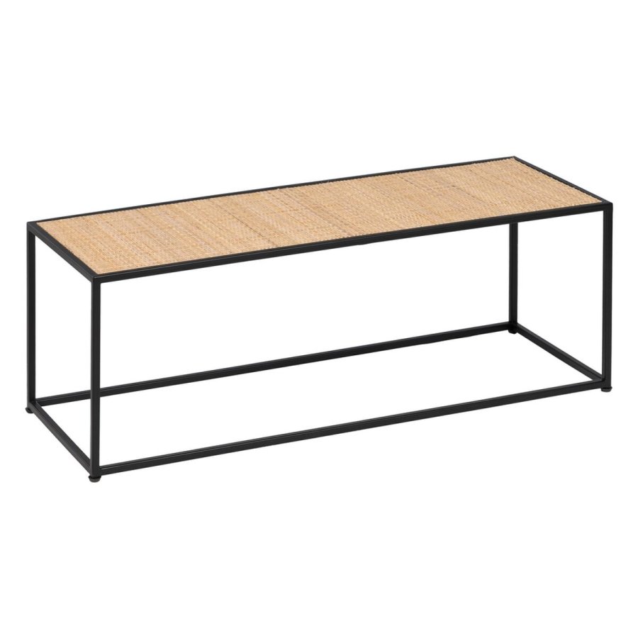 Sofabord Sort Natur Krystal Jern Spanskrr 97,5 x 34 x 35 cm (3 enheder) #3