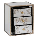 Natbord CHLOE Gylden Spejl Krystal Tr MDF 49 x 40 x 60 cm #9
