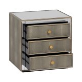 Natbord CHLOE Gylden Spejl Krystal Tr MDF 51 x 41 x 51 cm #9