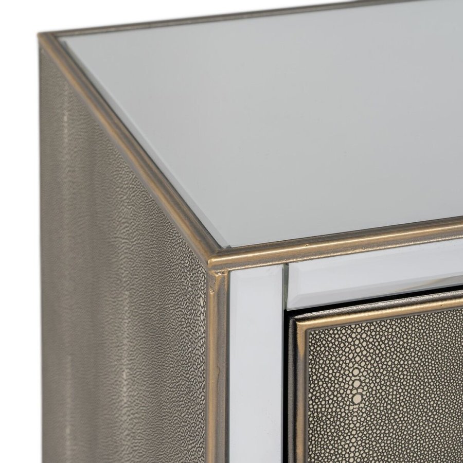 Natbord CHLOE Gylden Spejl Krystal Tr MDF 51 x 41 x 51 cm #13