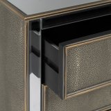 Natbord CHLOE Gylden Spejl Krystal Tr MDF 51 x 41 x 51 cm #17