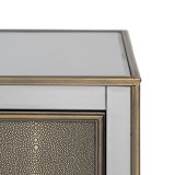 Natbord CHLOE Gylden Spejl Krystal Tr MDF 51 x 41 x 51 cm #25