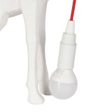 Bordlampe Hvid Rd Polyesterharpisk 60 W 220-240 V 24 x 9,5 x 29 cm #3