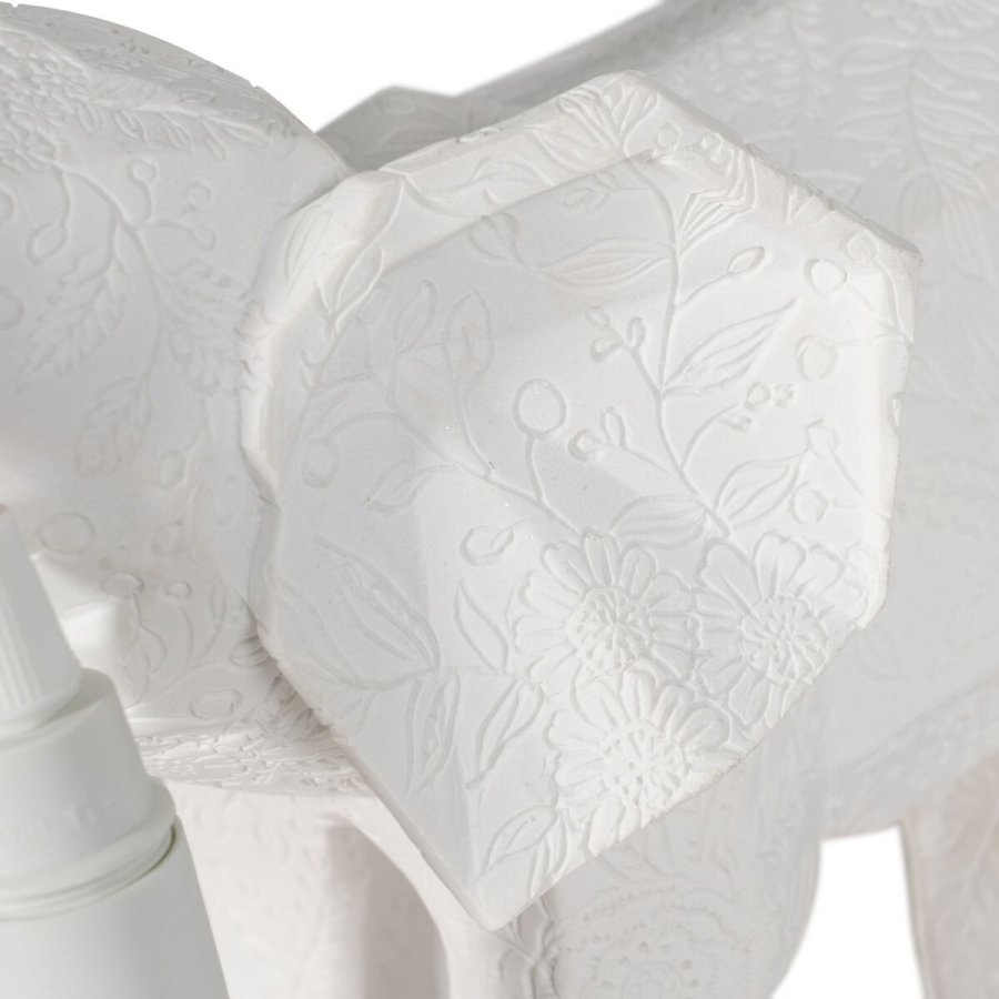 Bordlampe Hvid Rd Polyesterharpisk 60 W 220-240 V 27 x 13 x 24,5 cm #4