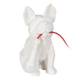 Bordlampe Hvid Rd Polyesterharpisk 60 W 220-240 V 18,5 x 13 x 26 cm #1