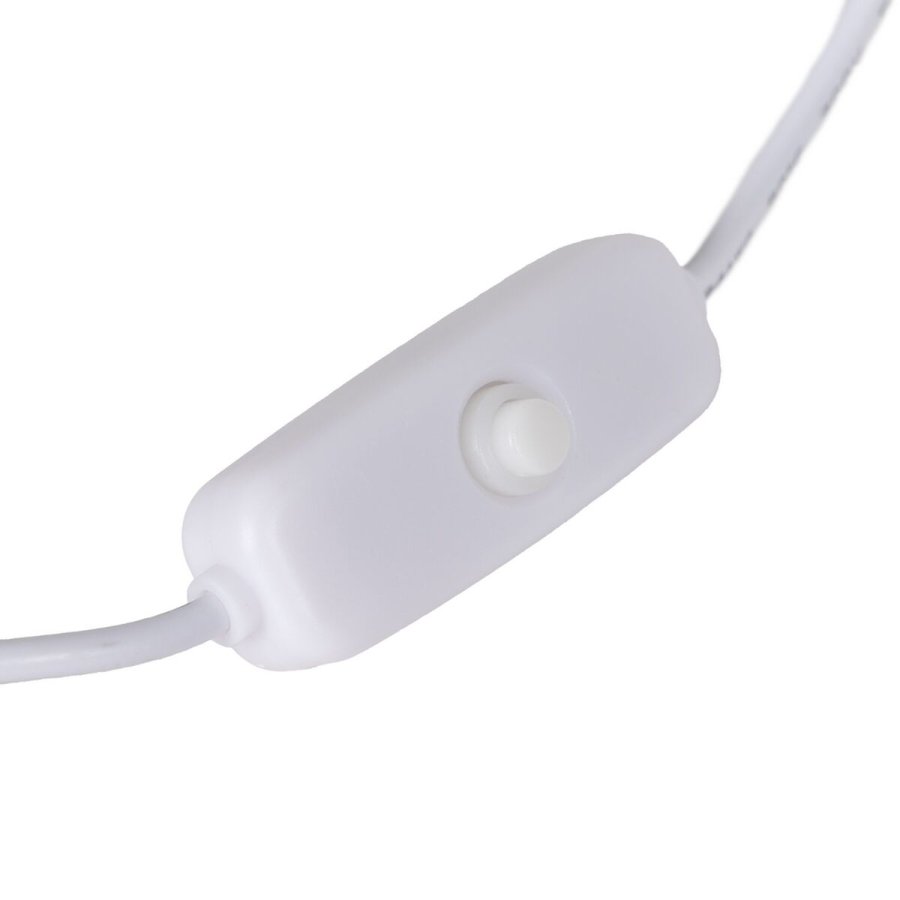 Bordlampe Hvid Polyesterharpisk 220-240 V 26,5 x 10 x 19,5 cm #6