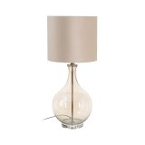 Bordlampe Gylden Polyester Metal Krystal 60 W 220-240 V 39 x 39 x 89 cm #1