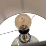 Bordlampe Gylden Polyester Metal Krystal 60 W 220-240 V 39 x 39 x 89 cm #5