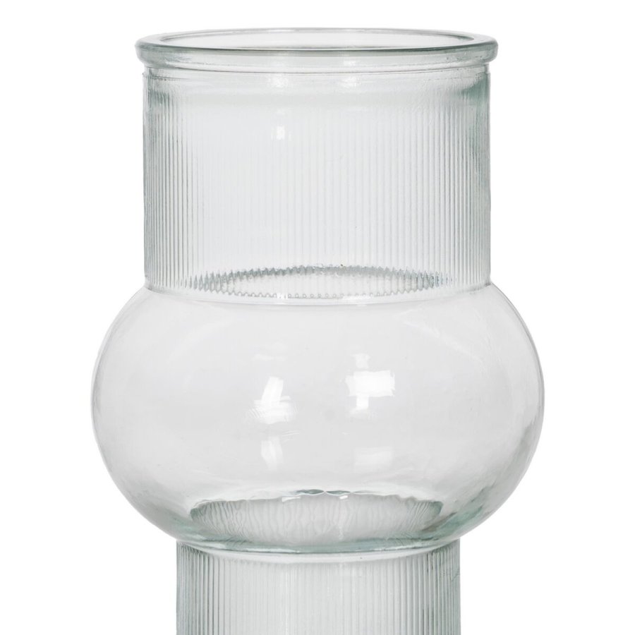 Vase genbrugsglas 11 x 11 x 17 cm #3