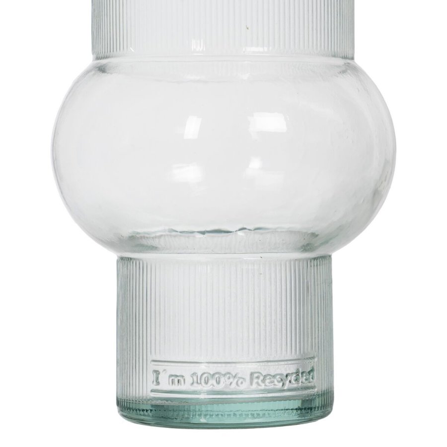 Vase genbrugsglas 11 x 11 x 17 cm #4