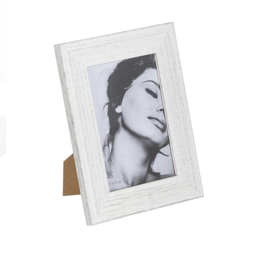 Fotoramme Hvid Gr Tr Krystal 15 x 1 x 20 cm #1