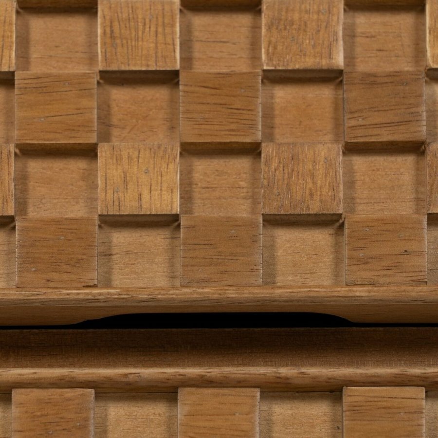 Natbord MARIGNI Sort Natur Jern Asketr Tr MDF 51,5 x 42 x 56,5 cm #21