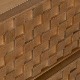 Natbord MARIGNI Sort Natur Jern Asketr Tr MDF 51,5 x 42 x 56,5 cm #25