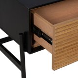 Sofabord ORLEANS Sort Natur Jern Tr MDF 124 x 60 x 43,5 cm #6