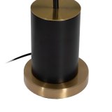 Bordlampe Hvid Sort Gylden Jern Materiale 40 W 25 x 25 x 74 cm #7