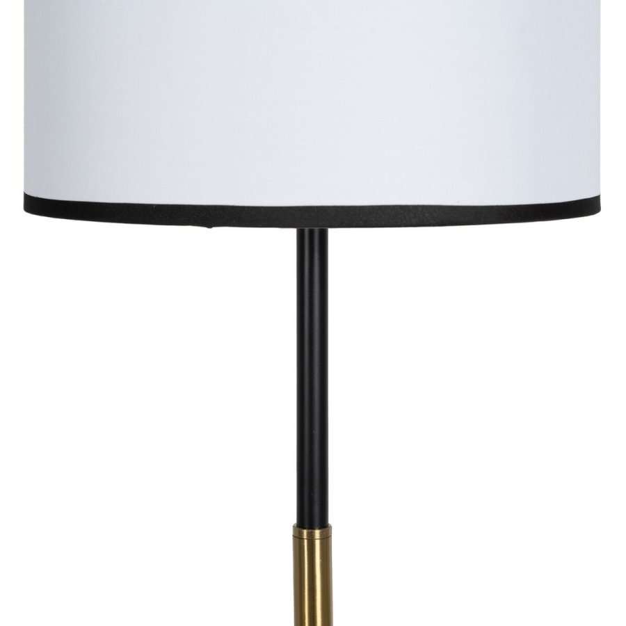 Gulvlampe Hvid Sort Gylden Jern Materiale 40 W 28 x 28 x 157 cm #3