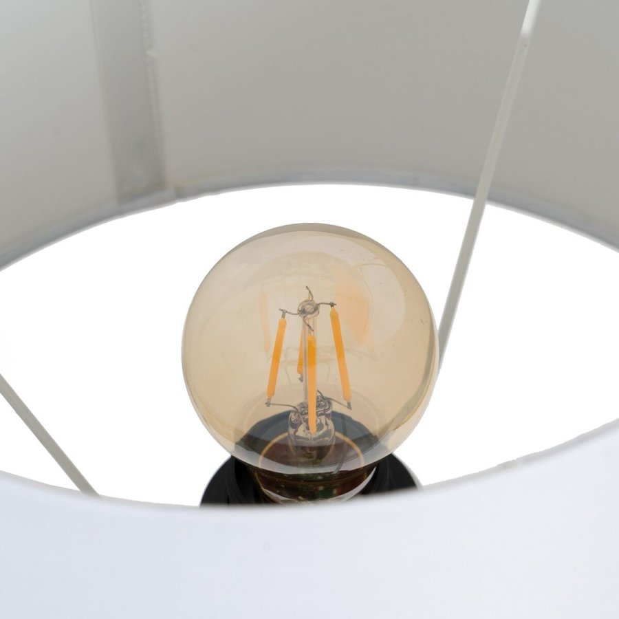 Bordlampe Hvid Sort Beige Jern Materiale 40 W 30 x 30 x 60 cm #5