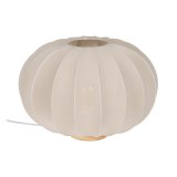 Bordlampe Beige Natur Bomuld Tr Metal 60 W 220-240 V 40 x 40 x 28,5 cm #1