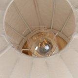 Bordlampe Beige Natur Bomuld Tr Metal 60 W 220-240 V 40 x 40 x 28,5 cm #4