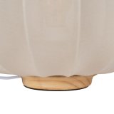 Bordlampe Beige Natur Bomuld Tr Metal 60 W 220-240 V 40 x 40 x 28,5 cm #5