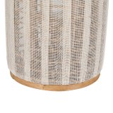 Laantarn Beige Natur Bambus Krystal 25 x 25 x 45 cm #7