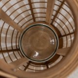 Laantarn Beige Natur Bambus Krystal 40 x 40 x 83 cm #6