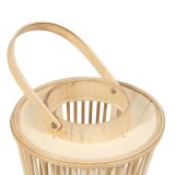 Laantarn Natur Bambus Krystal 16 x 16 x 40 cm #3