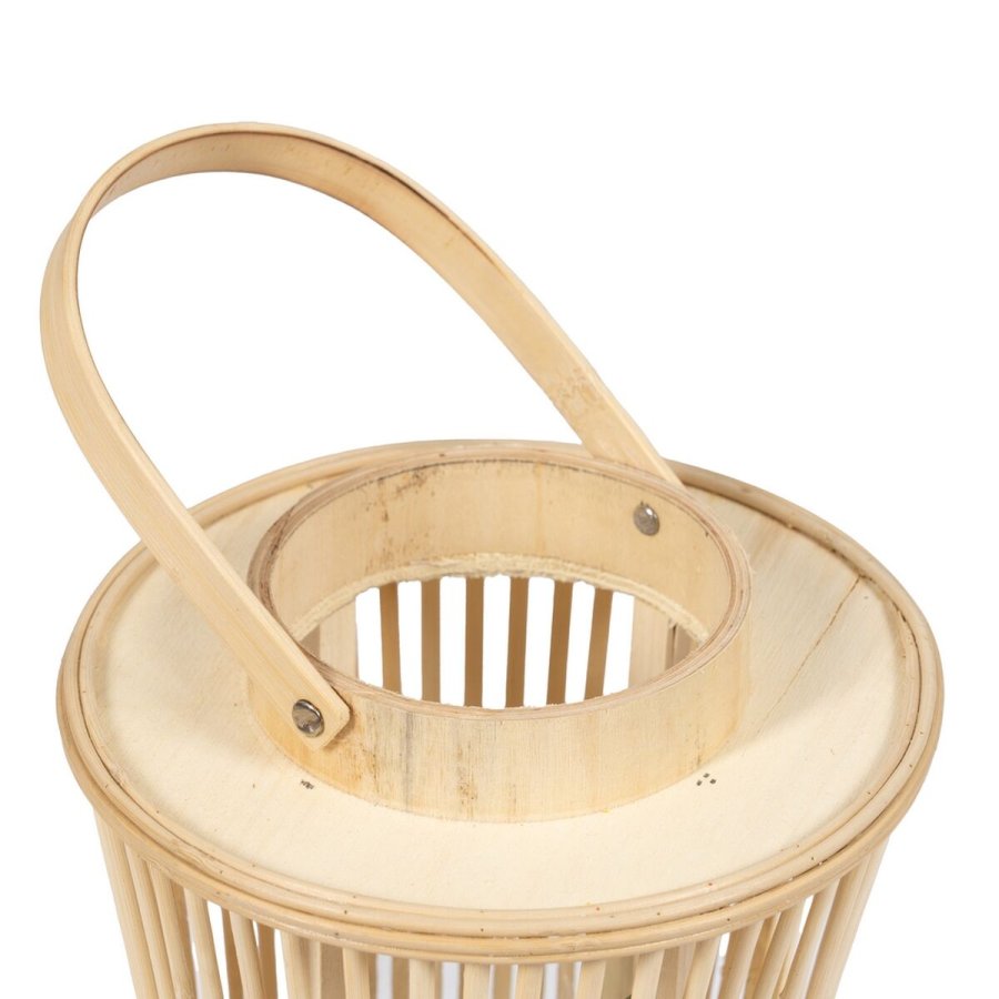 Laantarn Natur Bambus Krystal 16 x 16 x 40 cm #3