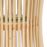 Laantarn Natur Bambus Krystal 16 x 16 x 40 cm #5