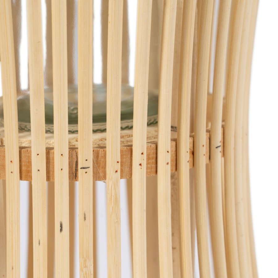 Laantarn Natur Bambus Krystal 16 x 16 x 40 cm #5