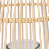 Laantarn Natur Bambus Krystal 30 x 30 x 55 cm #5