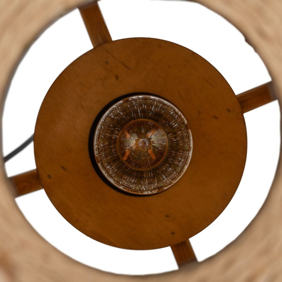 Bordlampe Natur Naturlig fiber 40 W 220-240 V 26 x 26 x 39 cm #4