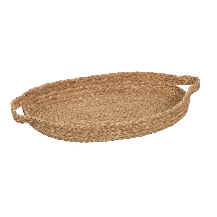 Dekorativ kurv Naturlig fiber 59 x 35 x 6 cm #1