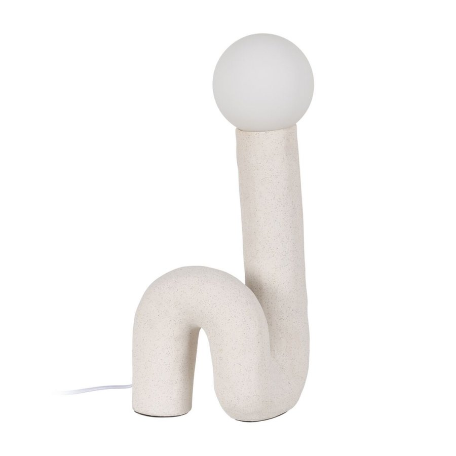 Bordlampe Fldefarvet Keramik Krystal 50 W 240 V 220-240 V 22,5 x 16,5 x 45 cm #1