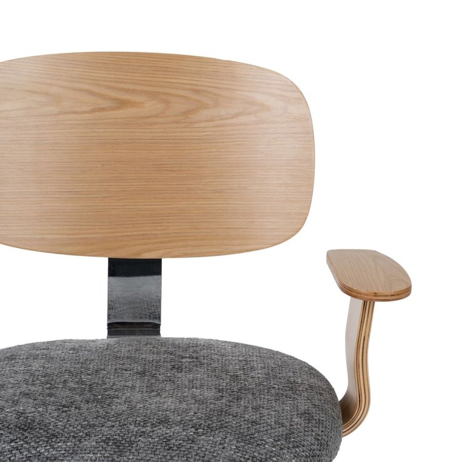 Kontorstol Gr� Natur 60 x 60 x 89 cm #5