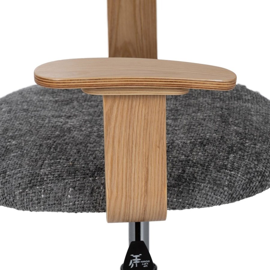 Kontorstol Gr� Natur 60 x 60 x 89 cm #7