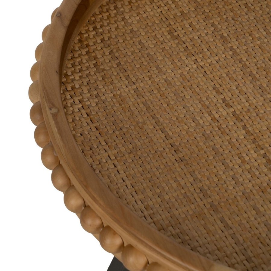 Sofabord Sort Natur 52 x 52 x 54,5 cm #4