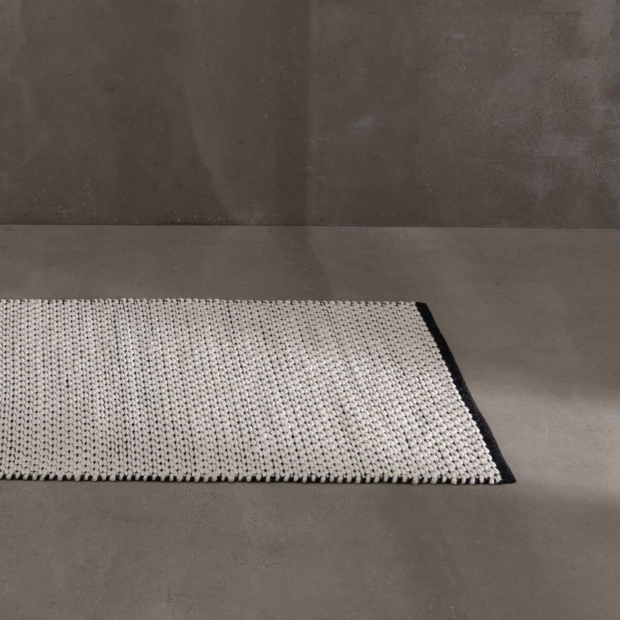 Tppe Hvid Sort 80 x 150 x 1 cm #2