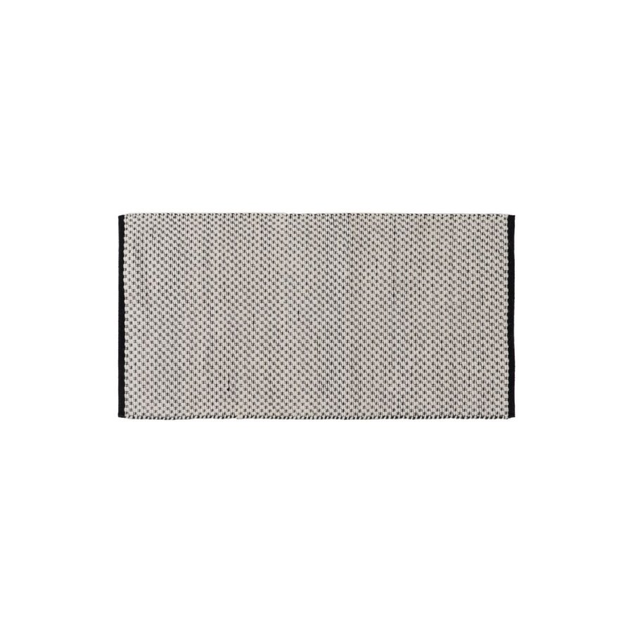 Tppe Hvid Sort 80 x 150 x 1 cm #1