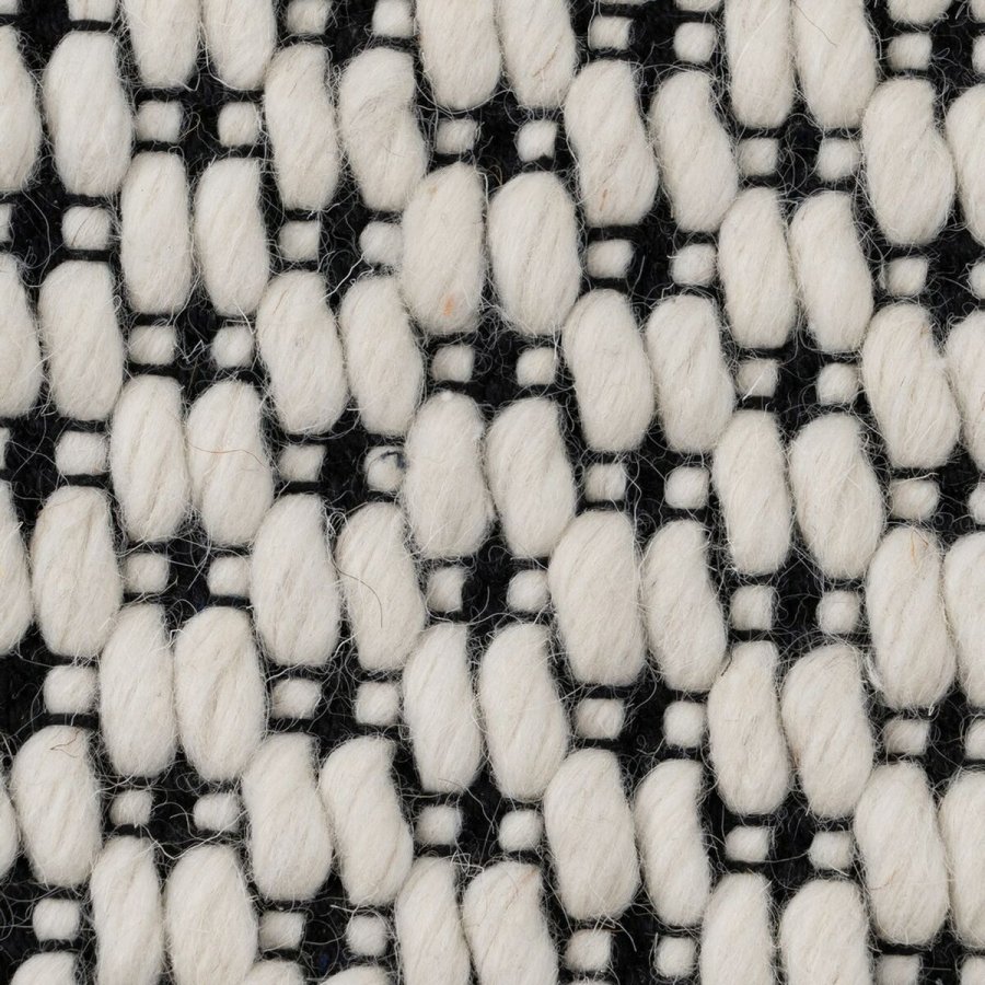 Tppe Hvid Sort 160 x 230 x 1 cm #5