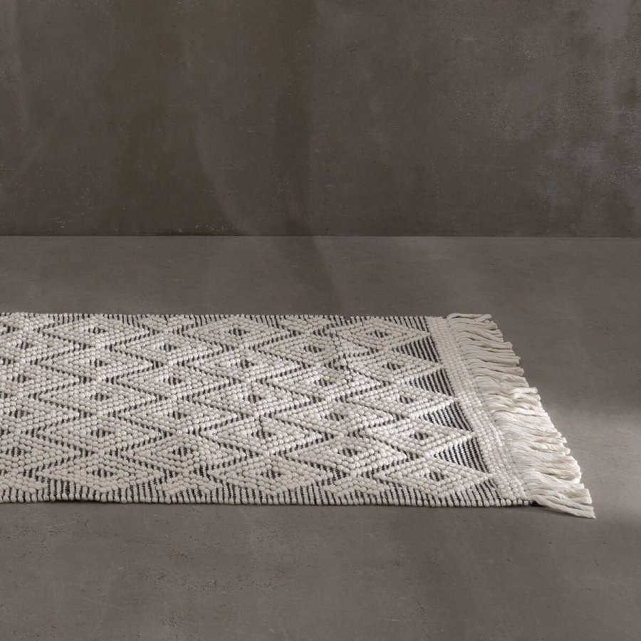 Tppe Hvid Sort 80 x 150 x 1 cm #2