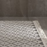 Tppe Hvid Sort 160 x 230 x 1 cm #2