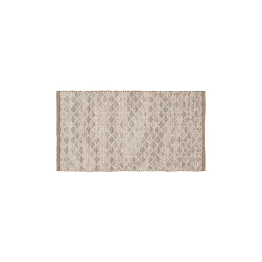 Tppe Hvid Natur 80 x 1 x 150 cm #1