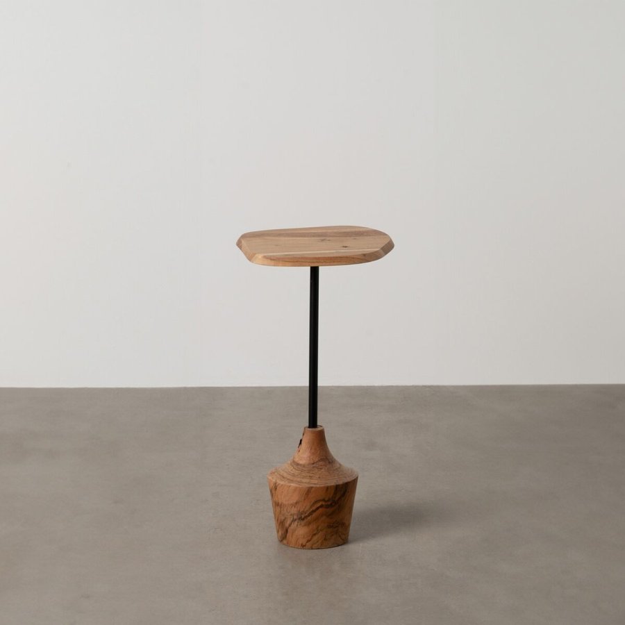 Sofabord Sort Natur 35 x 35 x 65 cm #2