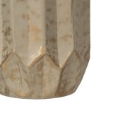 Vase Beige Gylden Jern 23 x 23 x 52 cm #6