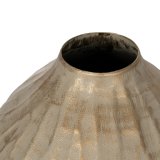 Vase Beige Gylden Jern 25 x 25 x 25 cm #3